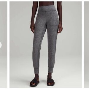 Lululemon Align High Rise Jogger Full Length Heathered Graphite Grey Size 6